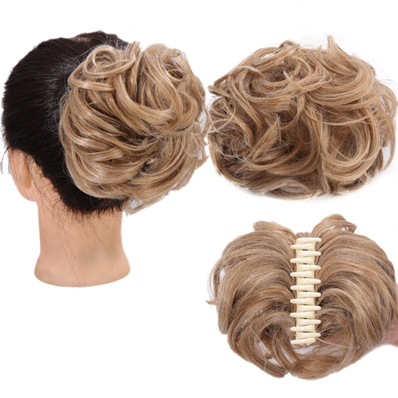 Claw Clip in Hair Curly Messy Bun Extension Wigs